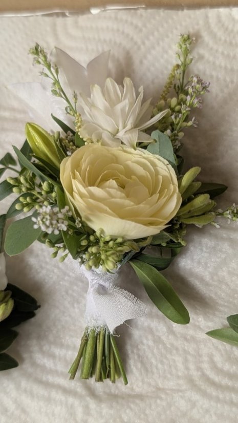 Korsáž pro ženicha