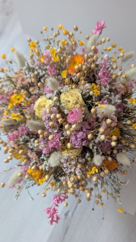 Kytice ze sušených květů XXL
