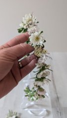 Květinový věneček/čelenka pro nevěstu