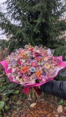 Kytice ze sušených květů XXL