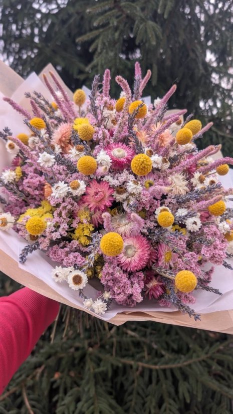 Kytice ze sušených květů XXL