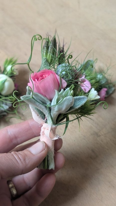 Korsáž pro ženicha