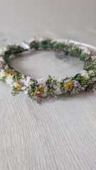 Květinový věneček/čelenka pro nevěstu