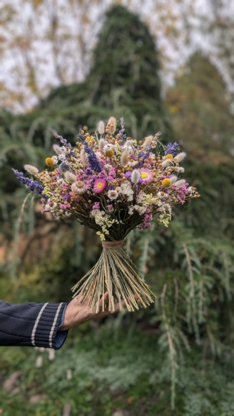 Kytice ze sušených květů XXL