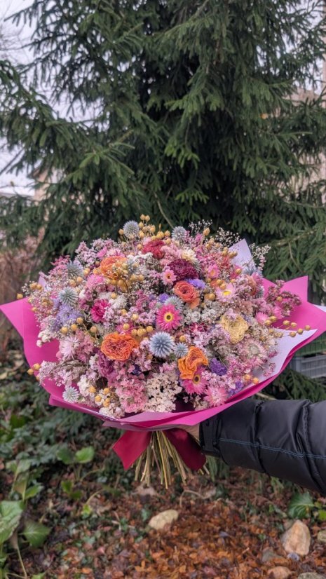 Kytice ze sušených květů XXL