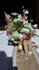 Výzdoba svatebních stolů